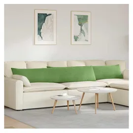 vidaXL Kissenbezug Sofakissen 200 x 40 cm Hellgrün