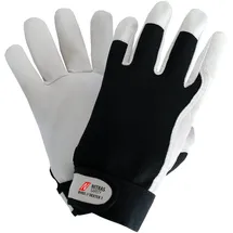 AS Arbeitsschutz Nitras Dexter 1- Mechanikerhandschuhe, grau | schwarz 7