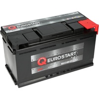 PKW Autobatterie 12 Volt 92Ah Eurostart SMF Starterbatterie ersetzt 88 90 100 Ah