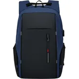 Laptop-Rucksack fuer 17-Zoll-Laptoptasche mit USB-Anschluss, modische, wasserdichte Rucksaecke - Blau