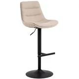 AC Design Barhocker Adisa Stoff beige 2er Set