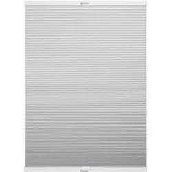 Wabenplissee "Thermo Sina", weiß, B:80cm H:130cm, Obermaterial: 100% Polyester, SCHÖNER WOHNEN-KOLLEKTION, Plissees, verschraubt, energiesparend, Thermo Rückseite, schallabsorbierend