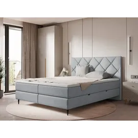 Mirjan24 Letra 160 x 200 cm H3 Grau/Schwarz