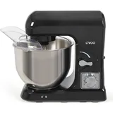 LIVOO Rührmaschine, Küchenmaschine, schwarz