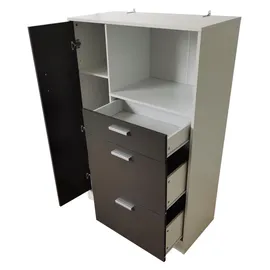 Hti-Living HTI-Line Küchenschrank Kombi L Blanca 1 x 1 x 1 cm Grau, Weiß