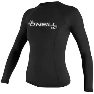 O'Neill Damen Women's Basic Skins UV-Shirt Sun Shirt Rash Vest Long Sleeve, Black, XXL