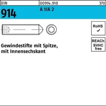 F. REYHER Nchfg. GmbH & Co. KG Gewindestift DIN 914 M10 x 40 50 Stück