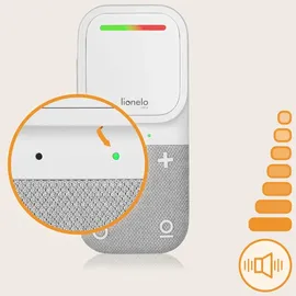 lionelo Babyline 2.2 mit Nachtlicht, Reichweite bis zu 400 m, Batterie bis zu 12 h, EcoVox Sparmodus, Alarme,