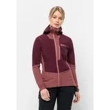 Jack Wolfskin Alpspitze HOODY W dark maroon