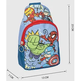 Marvel Avengers Kinder Rucksack, Hellblau