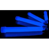 KNIXS 25er Pack Power-Knicklichter/Knicklicht (15cm) inkl. Spezialhaken und Befestigungsband - blau leuchtend für Party, Festival, Outdoor oder als Dekoration