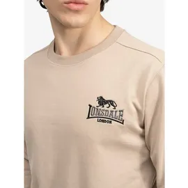 Lonsdale Lympstone Sweatshirt - Sand / Black / Anthracite - XL