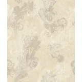 Rasch Textil Vliestapete Paisley Ornamente Beige/Grau/Weiß 53 x 1000 cm 746433