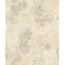 Rasch Textil Vliestapete Paisley Ornamente Beige/Grau/Weiß 53 x 1000 cm 746433