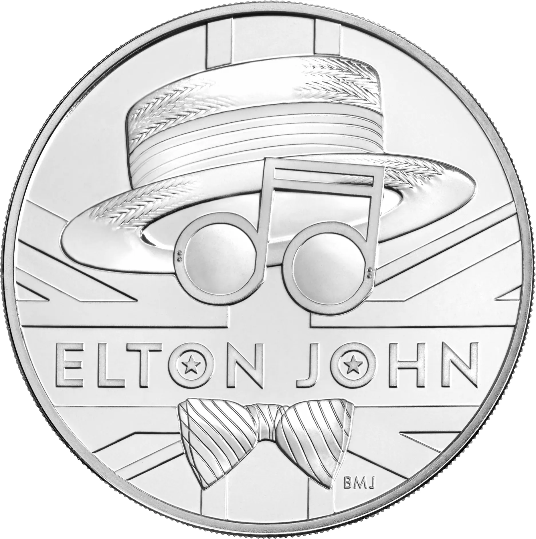 Offizielle Gedenkmünze Elton John