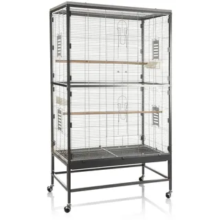 Innenvoliere Montana Paradiso 90 - L 91 x B 71 x H 160 cm (2 Pakete)