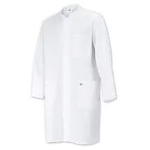 BP 1654-400-21-3XLn Unisex-Mantel, Langarm, Stehkragen, 215,00 g/m2 Stoffmischung, weiß 3XLn
