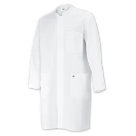 BP 1654-400-21-3XLn Unisex-Mantel, Langarm, Stehkragen, 215,00 g/m2 Stoffmischung, weiß 3XLn