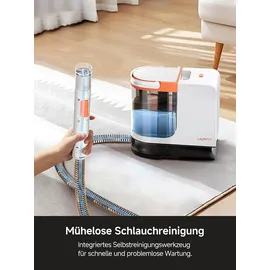 Uwant Teppichreinigungsmaschine 18 kPa Leistungsstarker Polsterreiniger für Haustiere, tragbarer Teppichreiniger mit Reinigungs- und Selbstreinigungswer...