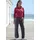 H.I.S. Hoodie mit Streifenprint rot 32/34
