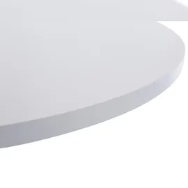 CLP 2er Set Metall-Stehtische Mit Runder Holztischplatte Ø 60 cm weiß