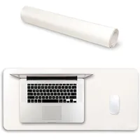 Londo Leder Verlängerter Mouspad, Multifunktionale Schreibtischunterlage - Rutschfesten Unterseite, Glatte Oberfläch