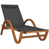 vidaXL Sonnenliege 74 x 94 x 0 cm Grau
