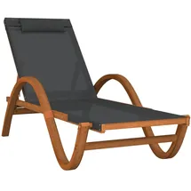 vidaXL Sonnenliege 74 x 94 x 0 cm Grau