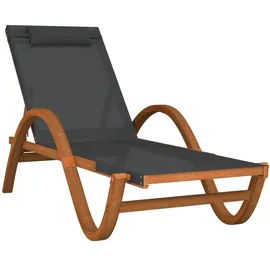 vidaXL Sonnenliege 74 x 94 x 0 cm Grau