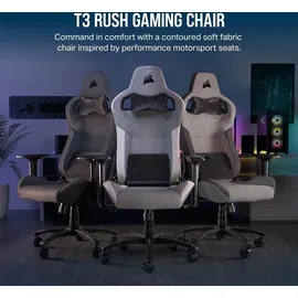 Corsair T3 Rush 2023 Gamingstuhl, grau/weiß (CF-9010058-WW)