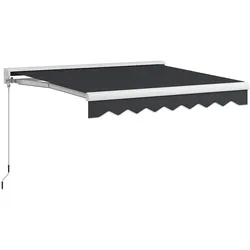 Outsunny Markise Aluminium, Polyester