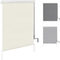 Woltu Senkrechtmarkise Balkonmarkise 140 x 240 cm beige