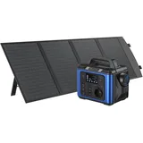 XLAYER Powerstation 300W (Peak 600W) 296Wh mit Solar Panel 80W faltbar