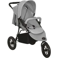vidaXL Kinderwagen hellgrau