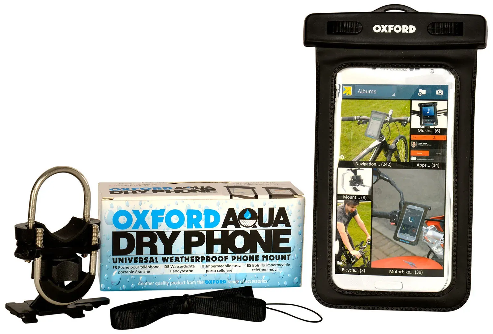 Oxford Aqua Dry Mobiele telefoon Mount, Eén maat Voorman