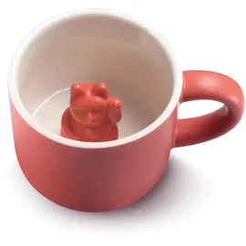 donkey products Kaffeetasse 0,15 l Rot