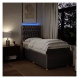 vidaXL Boxspringbett 180 x 200 cm Taupe