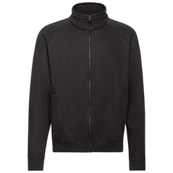 Fruit of the Loom CLASSIC SWEAT JACKET - Herren Sweatjacke mit zwei Vordertaschen, schwarz, L