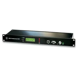 GUDE 3011 EMC Professional Zeitserver, integrierte Funkuhr, ext. Antenne, 19 Rackmount, schwarz"