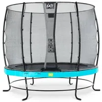 EXIT TOYS EXIT Elegant Trampolin ø253cm mit Economy Sicherheitsnetz - blau