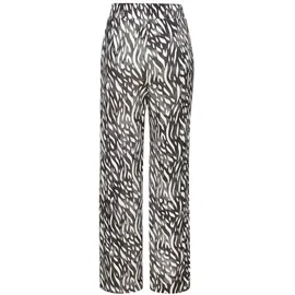LASCANA Palazzohose Schlupfhose creme-graublau bedruckt 40