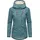 Ragwear Damen warme kurze Winterjacke mit Kapuze Monade Intl Stone Blue25 Gr. XS - XS