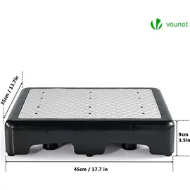 VOUNOT Trittstufe Indoor & Outdoor, rutschfeste und tragbare Fußbank für ältere Menschen, One Step Hocker für Bad, Küche & Türschwellen, Hocker und Aufstiegshilfe