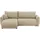 INOSIGN »MAVAS Schlafsofa mit Bettkasten, L-Form,«, ca.257/127cm (Liegefläche 212/145 cm), Cord, Chenille, Struktur