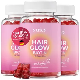 yuicy Hair Glow Biotin Gummies 180 St.