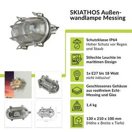 Licht-Erlebnisse Gartenbeleuchtung, Skiathos E27 IP64