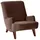 58 aufm Kessel Sessel Kajsa Samtvelours 101 x 80 x 71 cm Braun