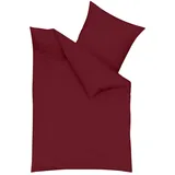 Traumschlaf Uni Feinbiber bordeaux 240 x 220 cm + 2 x 80 x 80 cm