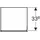 Geberit Xeno2 Hochschrank 40 x 170 x 35,1 cm Weiß Hochglanz Glas/Holz/Spanplatte