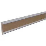 Kosche Sockelleiste mdf Foliert 13 x 58 x 2500 mm Weiß Fußleiste Hochwertig Robust - Kosche